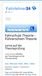 Mobile Screenshot of fahrlehrer24.ch